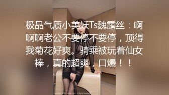 极品气质小美妖Ts魏露丝：啊啊啊老公不要停不要停，顶得我菊花好爽。骑乘被玩着仙女棒，真的超爽，口爆！！