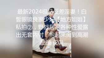 最新2024极品反差淫妻！白皙眼镜良家少妇【地方姐姐】私拍②，野战居家各种性爱露出无套内射，抱起来肏到高潮抽搐 (20)